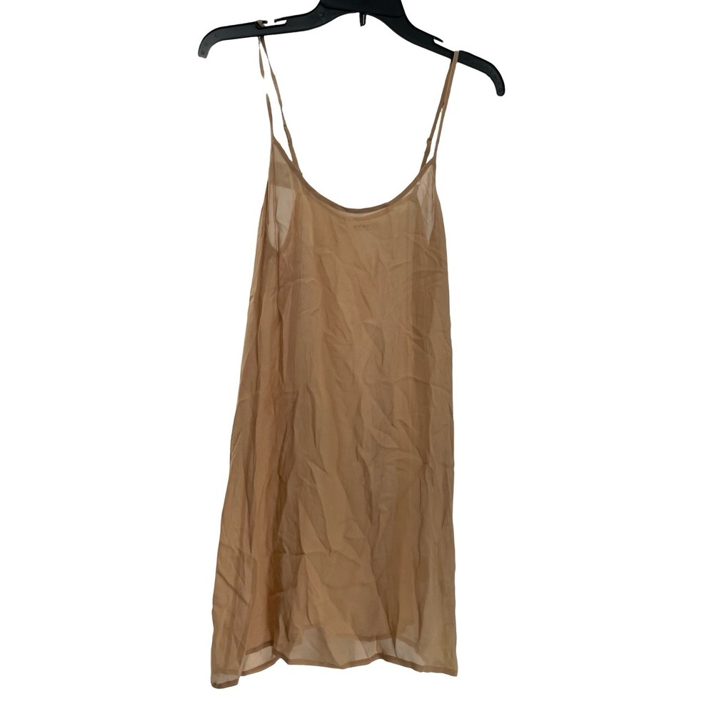 DOEN Women's Dress Slip Tan Cotton Viscose Extra Small